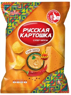 Чипсы картофельные Русская Картошка сыра начо 105г