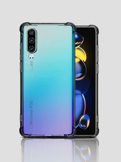 Чехол для Huawei P30 противоударный прозрачный