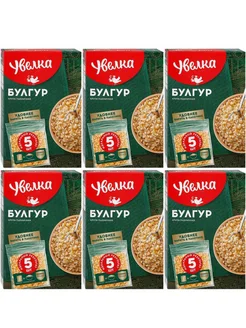 Булгур пшеничная крупа 6 уп по 5 пак*80 гр