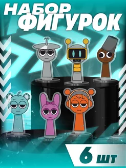 Акриловая фигурка набор Спрунки sprunki incredibox