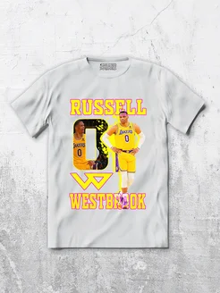 Футболка NBA Russell Westbrook Расселл Уэстбрук ShakePrint 268904579 купить за 855 ₽ в интернет-магазине Wildberries