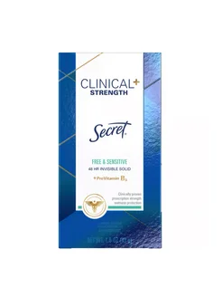 Дезодорант стик твердый Clinical Free&Sensitive Secret 268955462 купить за 234 ₽ в интернет-магазине Wildberries