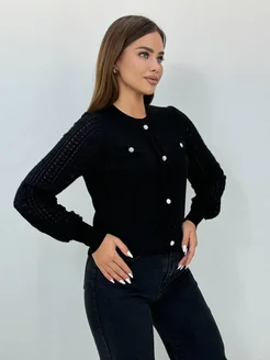 Кофта нарядная AuraModa 268975403 купить за 3 022 ₽ в интернет-магазине Wildberries