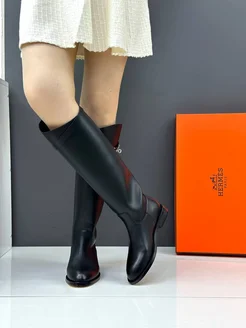 Сапоги демисезонный трубы Hermes Lady's Shoes 268986382 купить за