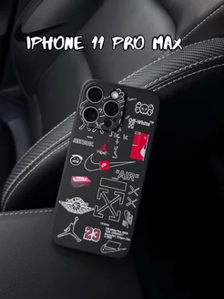 Чехол силиконовый найк для iPhone 11 Pro Max с принтом Nike