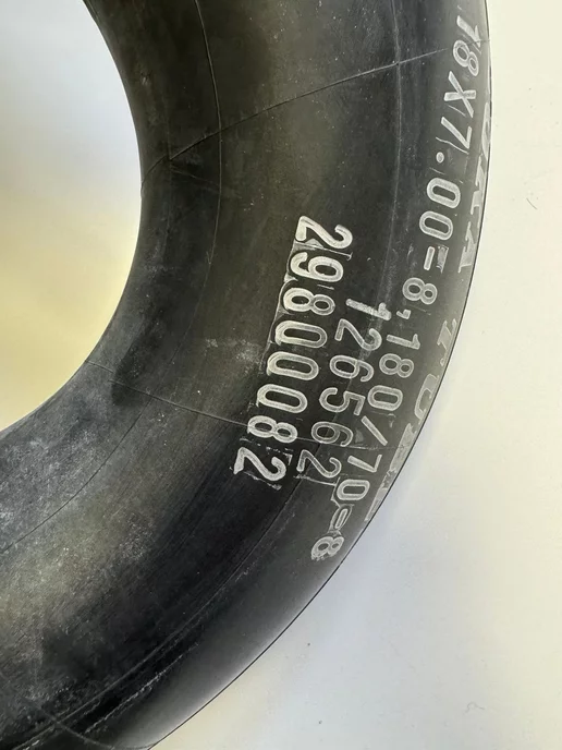 Камера резиновая 18x7-8 180 70-8 для погрузчика, 18x78, фото 2