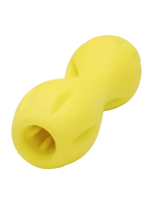 PetShop Игрушка для собак кость резиновая для лакомств красная 13 см, желтый, фото 3