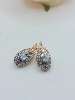 серьги с белым камнем ALDIER 269046482 купить за 397 ₽ в интернет-магазине Wildberries