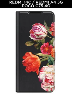 Чехол книжка на Redmi 14C Poco C75 4G Xiaomi 269177868 купить за 501 ₽ в интернет-магазине Wildberries