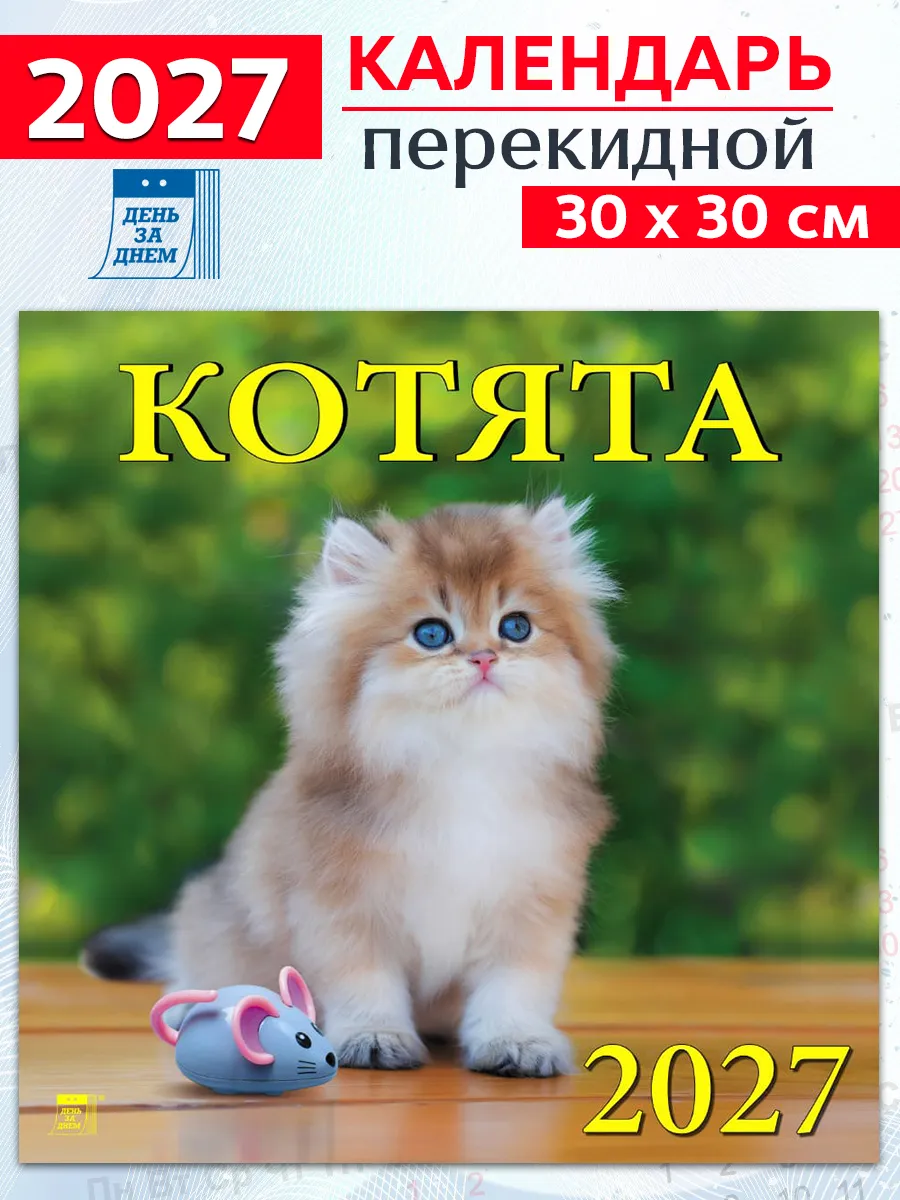 Календарь на 2027 год: "Котята" 300х300 мм