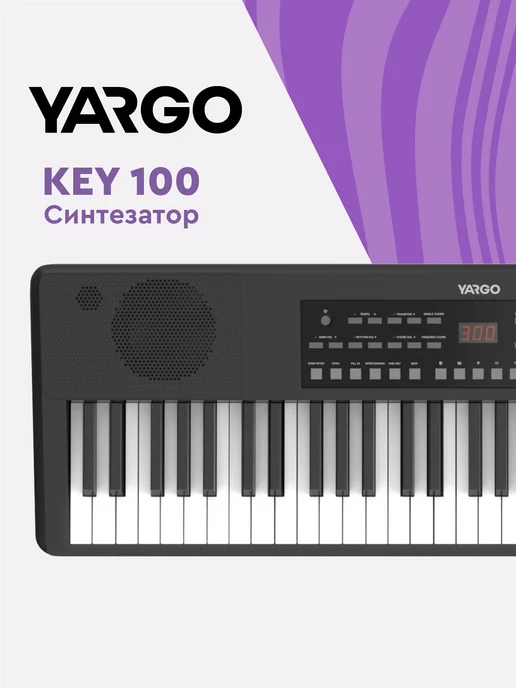 Синтезатор с автоаккомпанементом KEY 100 YARGO