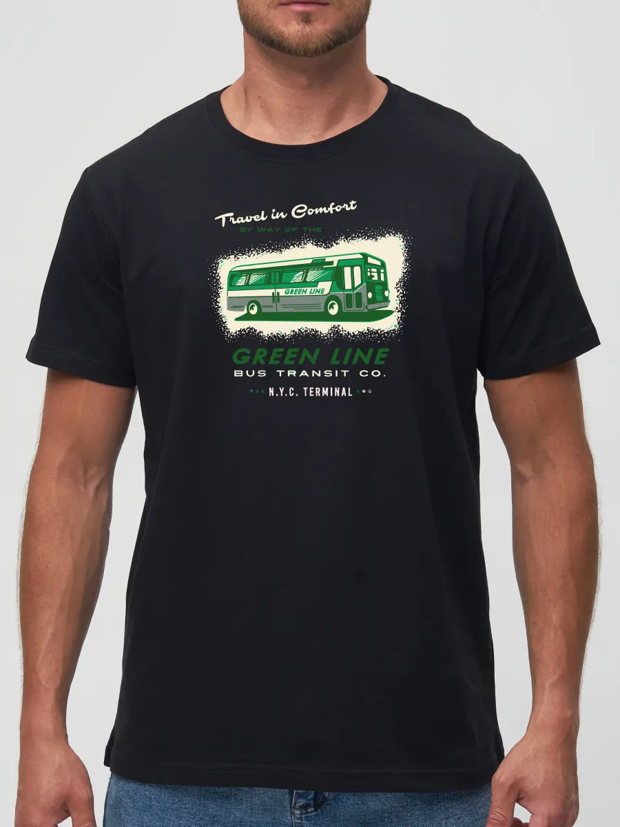 Футболка Зеленый автобус
