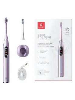 Электрическая зубная щетка X Pro Digital Violet Oclean 269372536 купить за 4 049 ₽ в интернет-магазине Wildberries