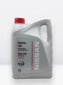 Моторное масло 5W40 Ниссан Motor Oil 5W-40, 5л