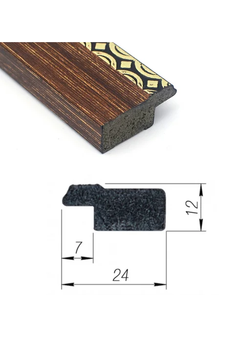 Кинешемская рамочка Рамка багетная для картин со стеклом 24 x 30 см, РБ-079, 30x20 см, фото 3