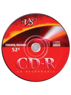 CD-R диск 700Mb 1 штука в бумажном конверте