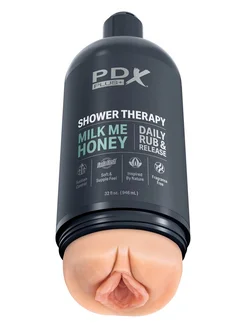 Телесный мастурбатор-вагина Shower Therapy Milk Me Honey