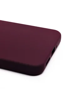 Чехол Xiaomi Poco C65 (2310FPCA4G) силиконовый Soft Touch 4 Promise mobile. Цвет бордовый. Вид 5.