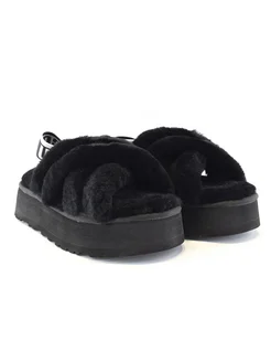 Тапочки UGG DISCO CROSS SLIDE UGG Australia 269890376 купить за 10 485 ₽ в интернет-магазине Wildberries