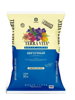 Грунт цветочный универсальный Terra Vita 50 л