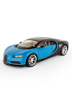 Машинка WELLY 1 24 Bugatti Chiron синий