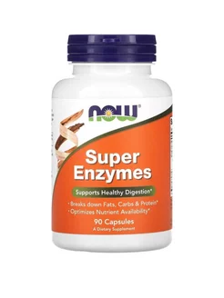 Ферменты для пищеварения (Super Enzymes) 90 капсул