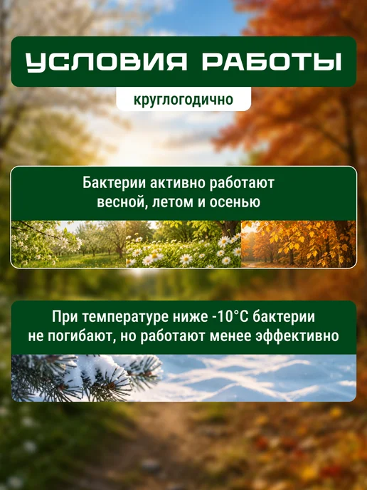 Живые бактерии БИО средство для септиков и выгребных ям БИОСЕПТ 300 гр, 300 г, 12 шт, фото 7