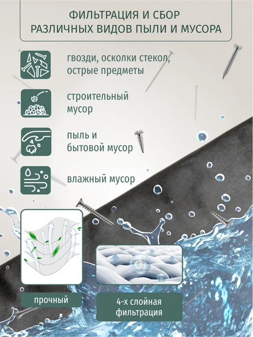 DUST BAG Мешок DB для пылесоса Starmix TS-1214 RTS, вариант, фото 4