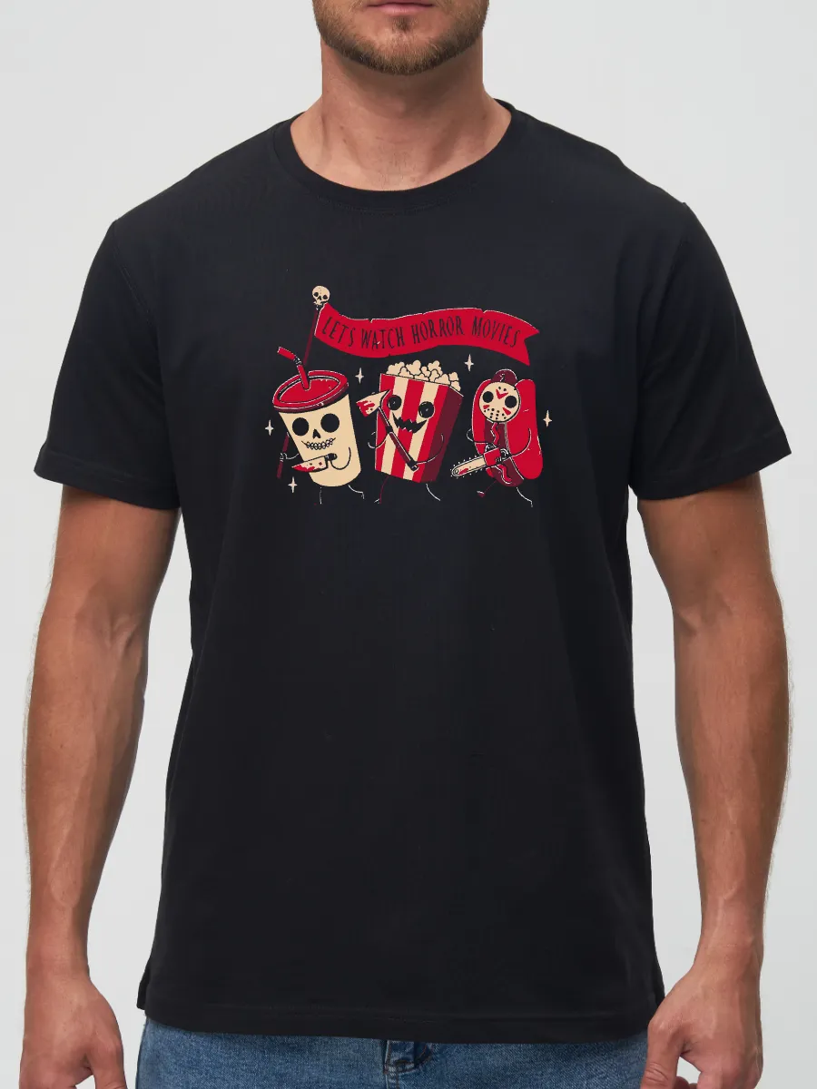 Футболка Lets watch horror movies