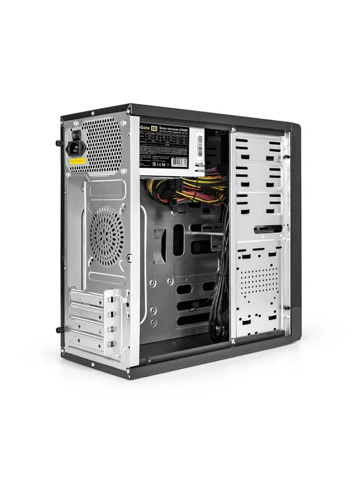EXEGATE Корпус Minitower MA-371X-UN400, черный, фото 2