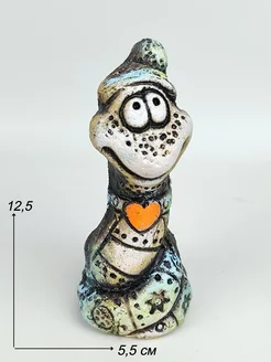 Статуэтка Змейка из шамотной глины Ceramic Fauna 270064244 купить за 882 ₽ в интернет-магазине Wildberries