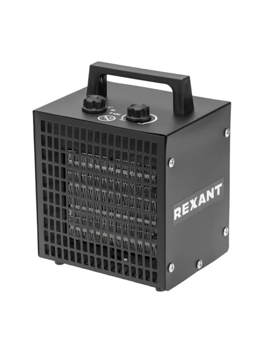 REXANT Тепловая пушка электрическая 2кВт для дома 20м², 20 м