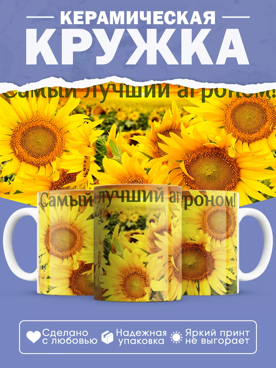 Керамическая кружка Самый лучший агроном!