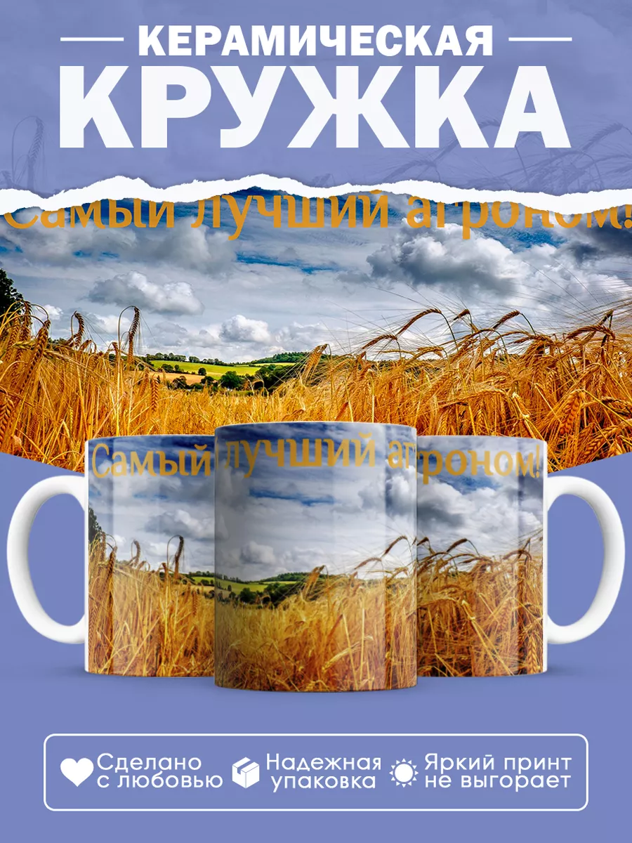 Керамическая кружка Самый лучший агроном!