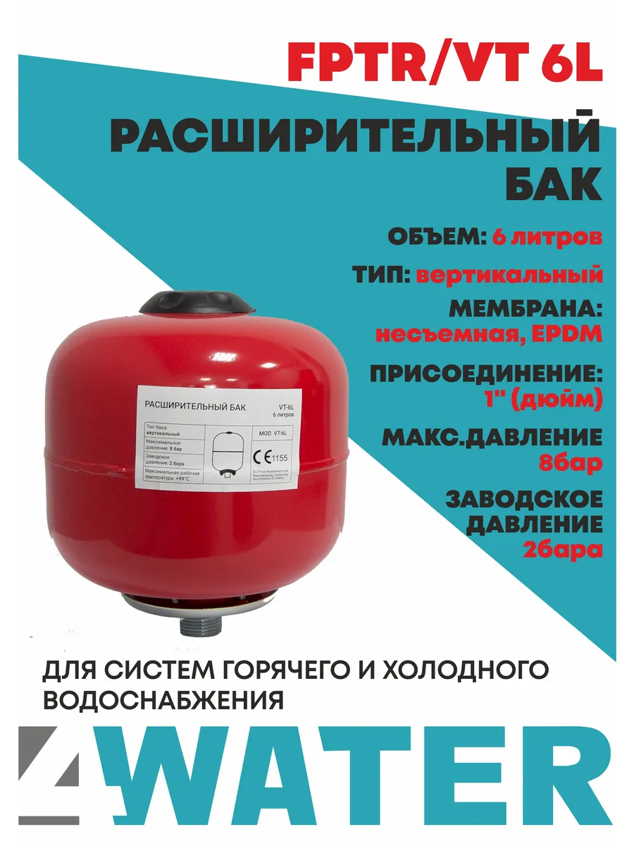 Расширительный бак, гидроаккумулятор