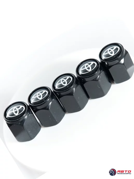 Колпачки на ниппель Toyota, черный, фото 5