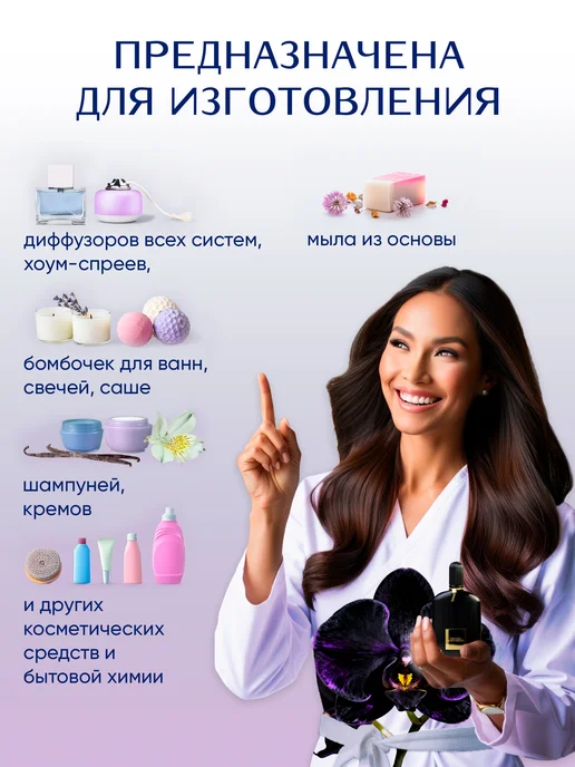 Ampliter Отдушка Черная орхидея 100 мл от Амплитер, 100 мл, фото 2