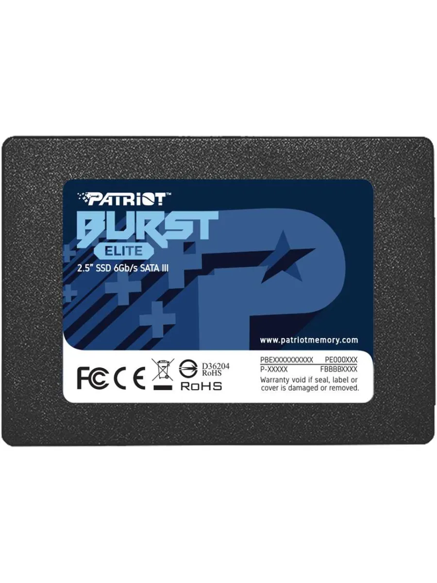 Накопитель SSD SATA-III 120GB PBE120GS25SSDR Burst Elite 2.5