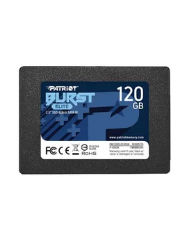 Накопитель SSD SATA-III 120GB PBE120GS25SSDR Burst Elite