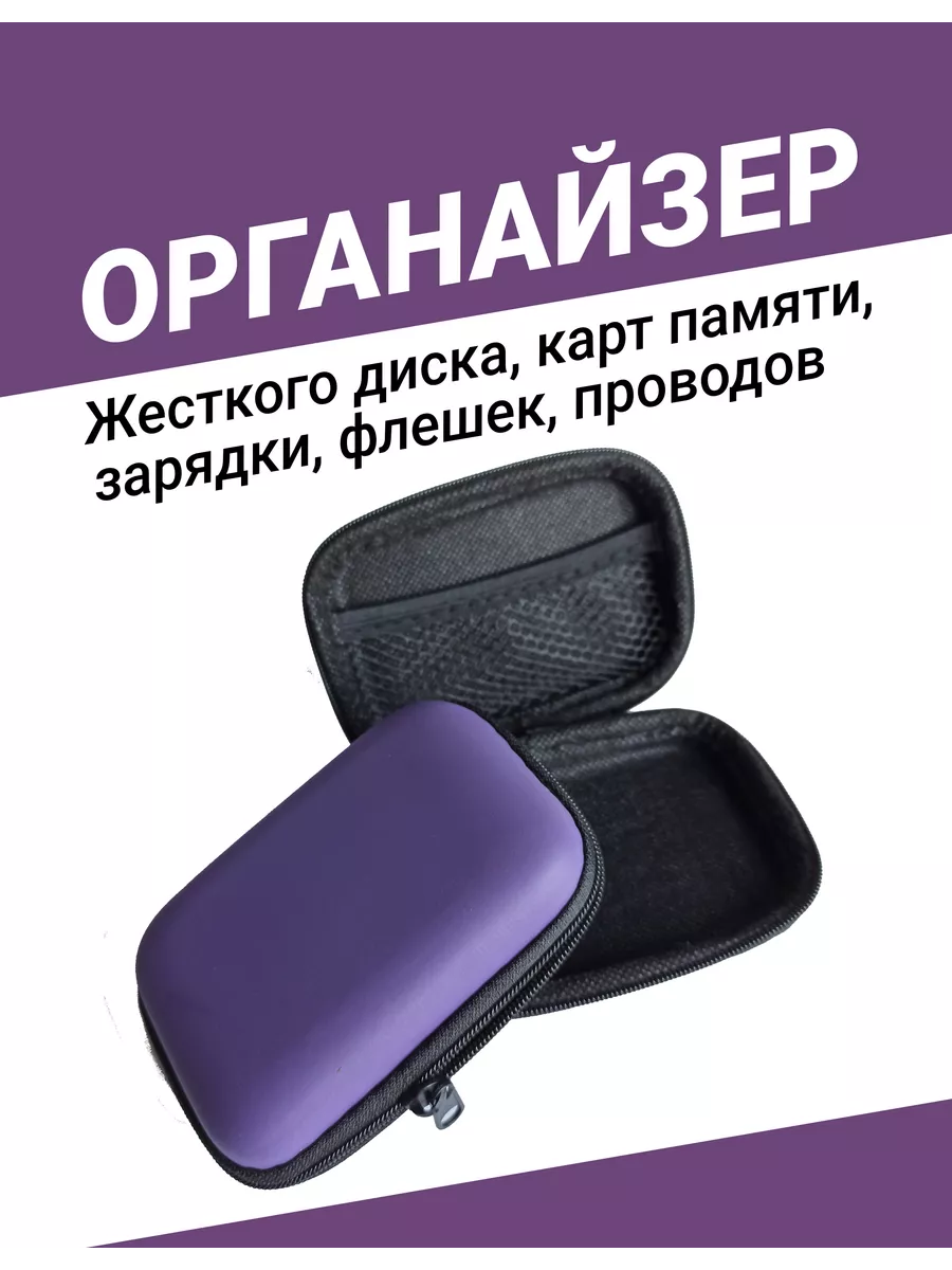 Чехол для карт памяти, жесткого диска, проводов, зарядки