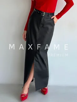 Юбка карандаш кожаная с разрезом MAXFAME 270160517 купить за 3 302 ₽ в интернет-магазине Wildberries