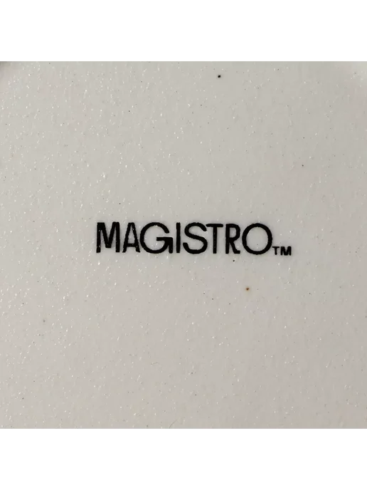 Magistro Блюдо фарфоровое для подачи Slate d21 см цвет белый, белый, фото 5
