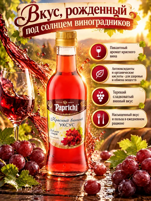 Sen Soy Premium Винный уксус красный 2 шт по 220 мл, 2 шт, 220 мл, фото 2