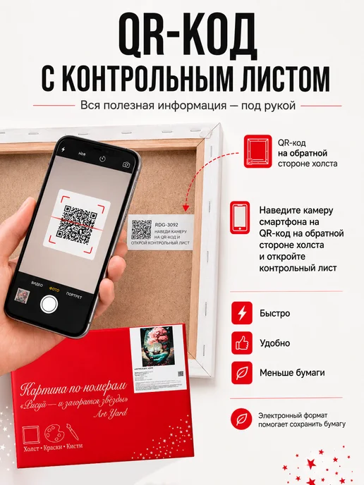 ARTYARD Картина по номерам на холсте на подрамнике 40х50см Мама, вариант, фото 8