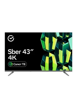 SMART Телевизор 43" Sber SDX-43U4014, UHD 4K Официальный дистрибьютор 270357322 купить за 20 505 ₽ в интернет-магазине Wildberries