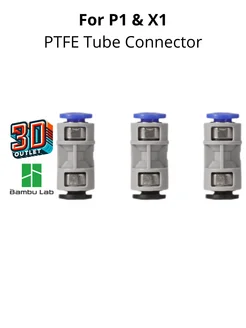 PTFE Tube Connector Коннектор трубки P1 и X1 серий