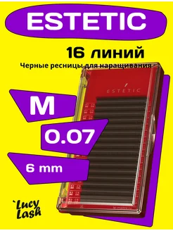 Le Maitre ресницы Estetic M 0.07 6 мм