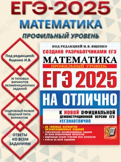 ЕГЭ 2025 Математика. ЕГЭ на отлично. Профильный уровень