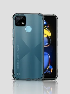 Чехол для Realme C21Y C25Y прозрачный