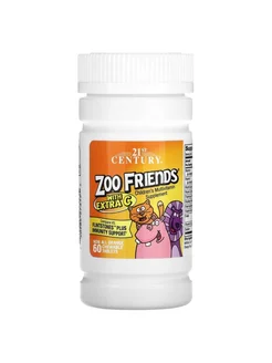 Zoo Friends Childres Multivitamin, Мультивитамины 60 таб